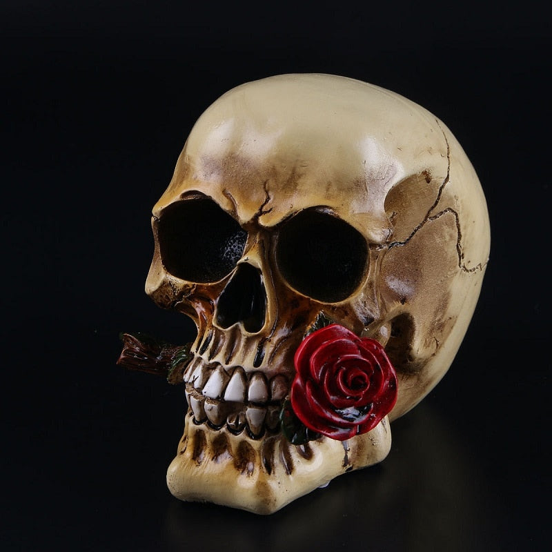 Skull Resin Skeleton Halloween Decoration