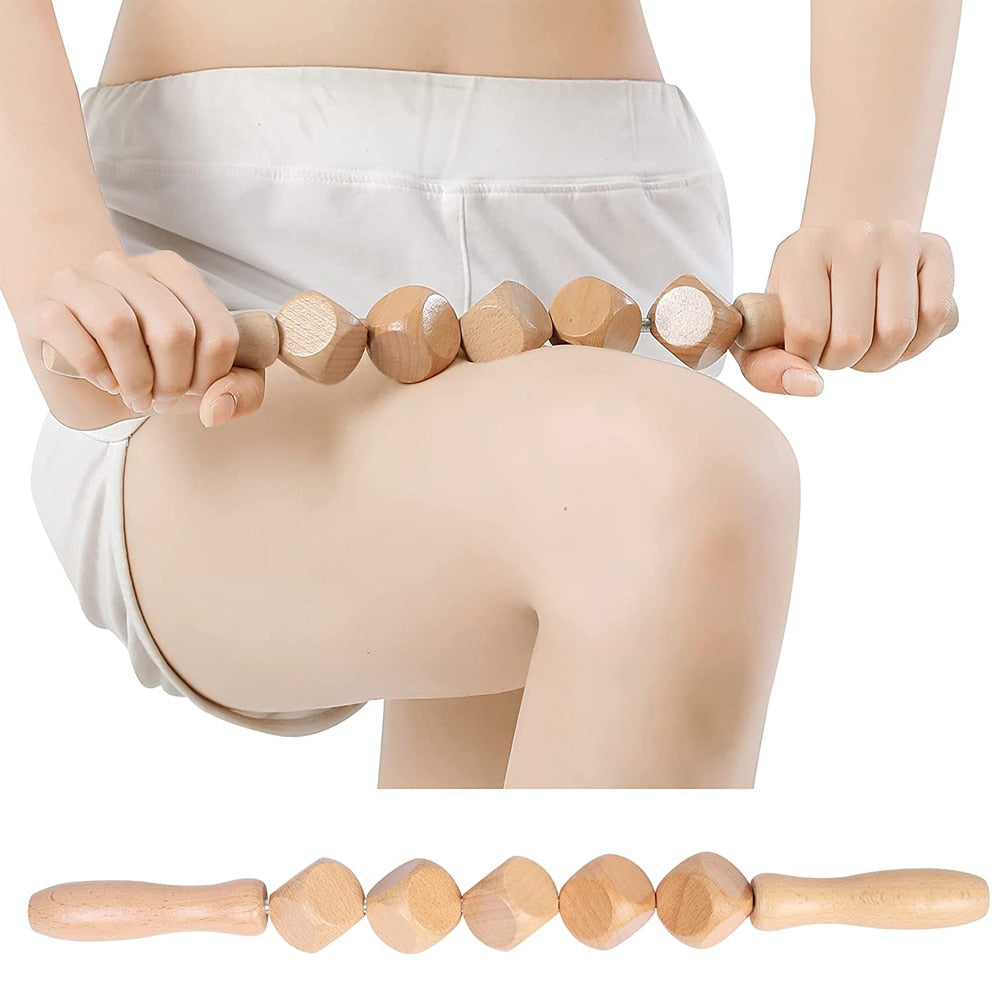 Wooden Gua Sha Neck Shoulder Back Massager