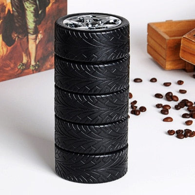 Mini Car Tire Creative Thermos