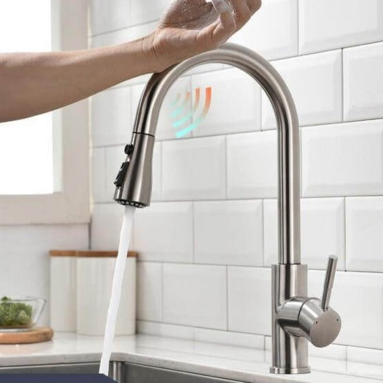 Smart Assistive Touch Control Kitchen Faucet