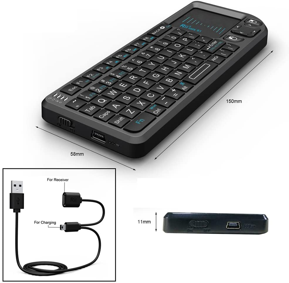 Wireless Universal Mini Keyboard Touchpad