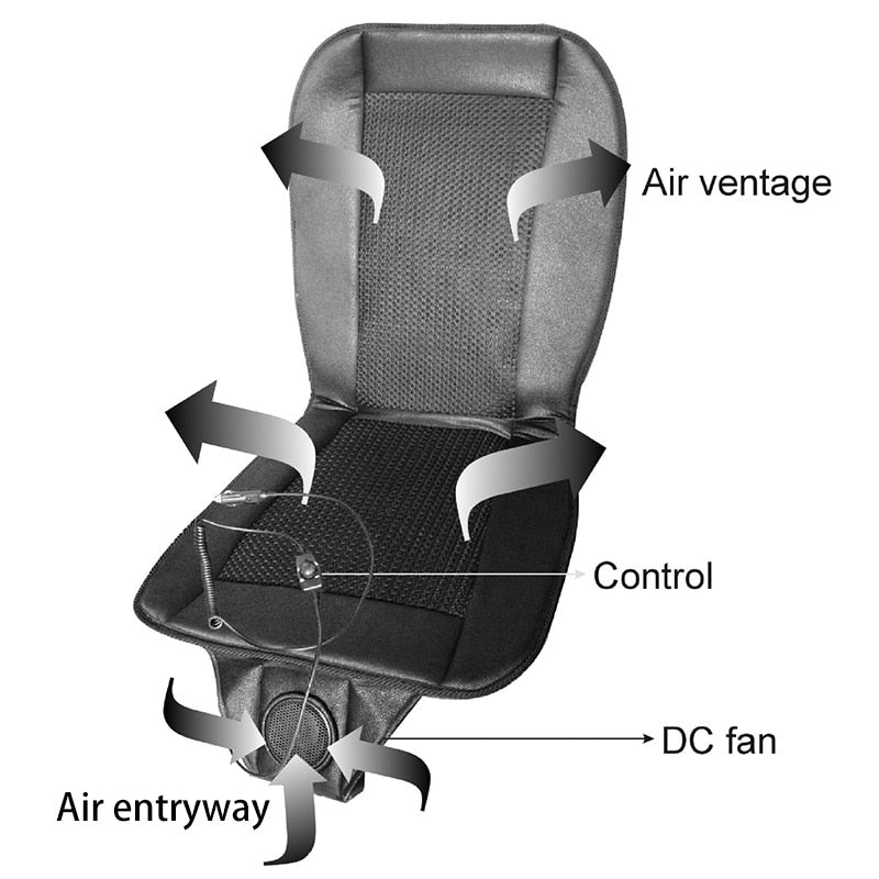 Fan Blowing Cooling Ride Air Seat Cushion