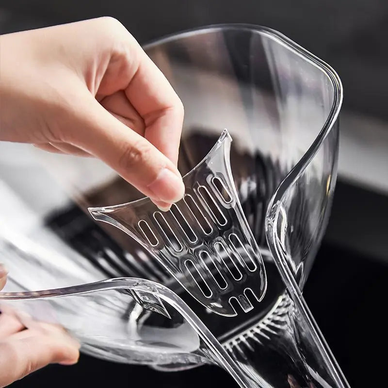 Crystal Clear Multifunctional Kitchen Drain Basket