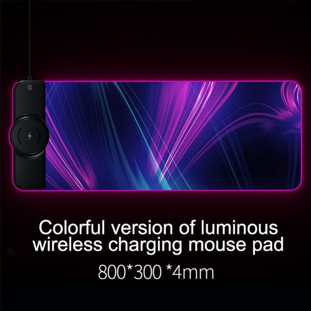 Wireless Charging RGB Luminous Mouse Mat