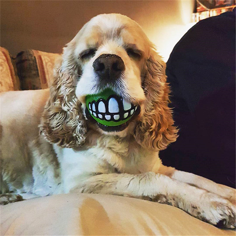 Funny Smile Rubber Pet Chew Toys