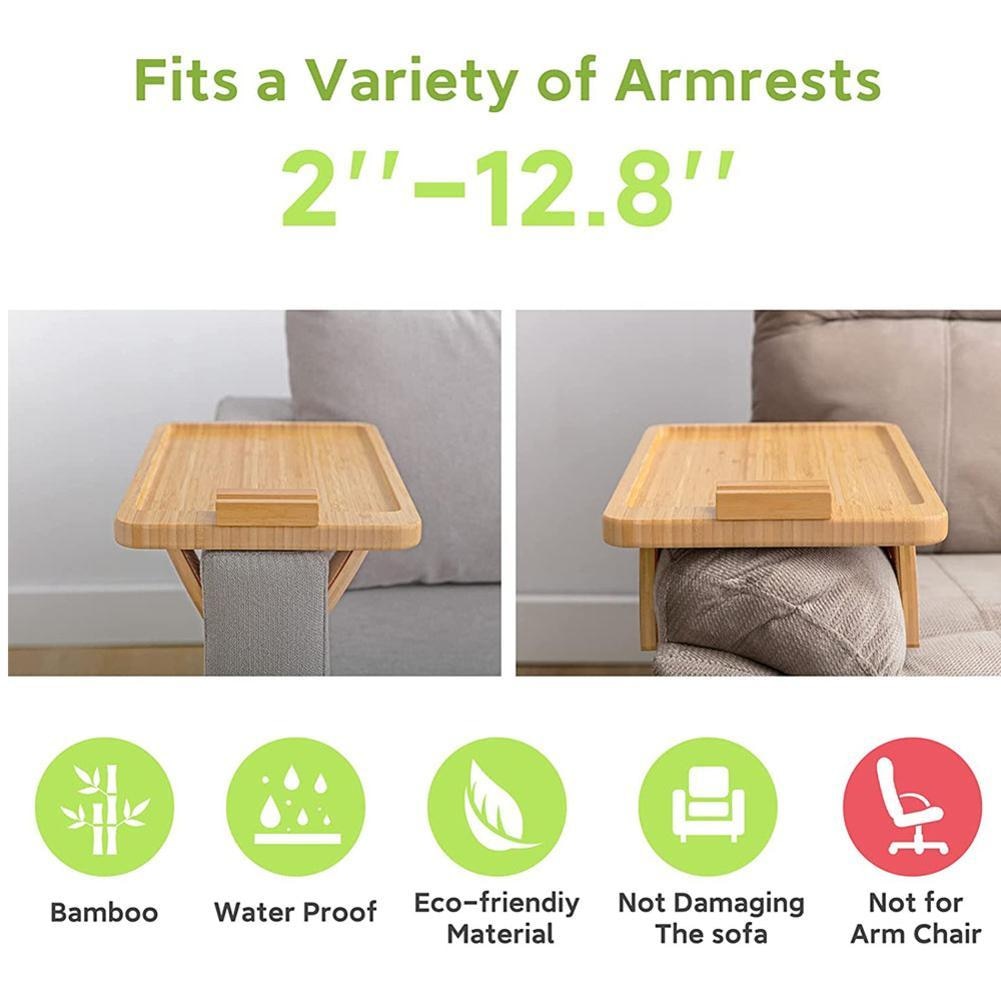 Comfy Sofa Armrest Wooden Tray