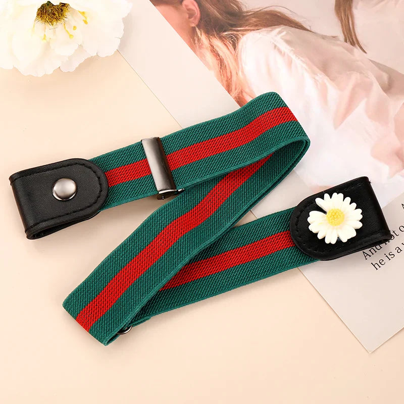 Chic Elastic Buckleless Women Elastic Belt