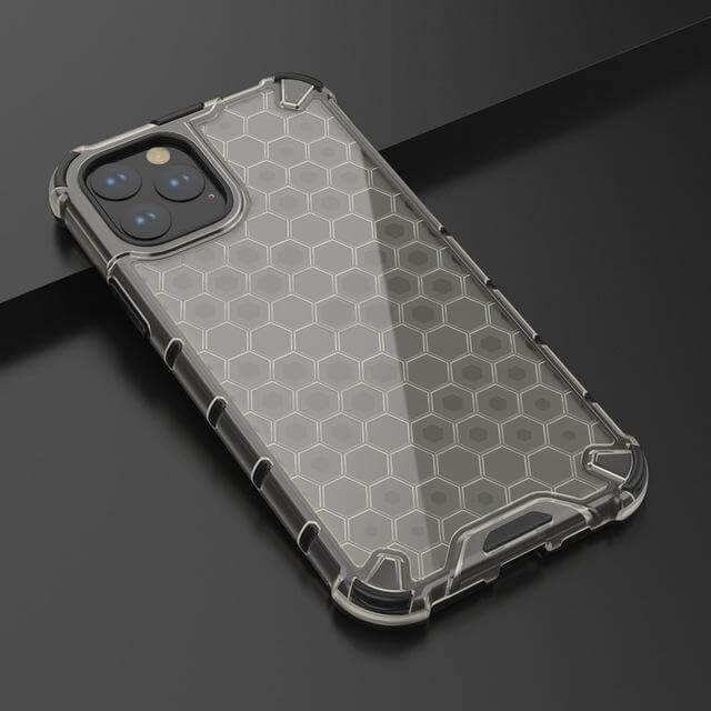 Honeycomb Clear Shockproof iPhone 11 Cases