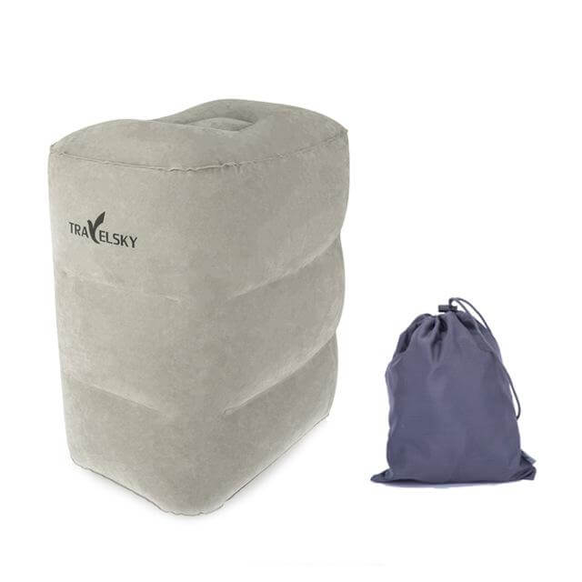 Folding Footrest Large Valve Travel Inflatable Pillow