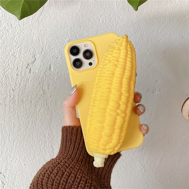 Funny Stress Reliever 3D Banana Phone Case