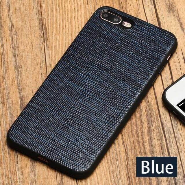 Lizard Texture Leather iPhone Case