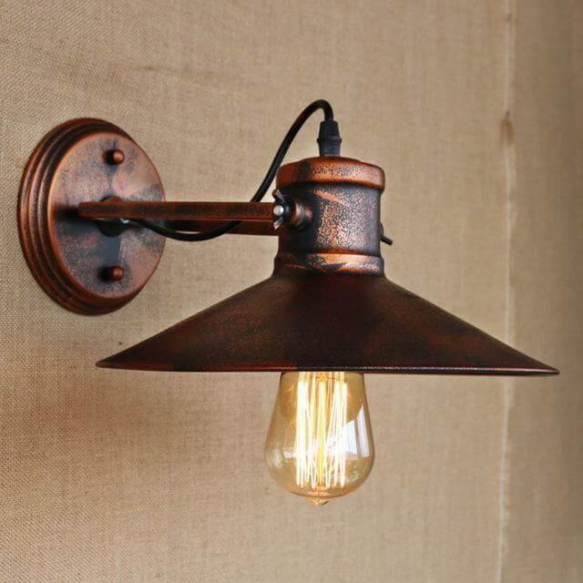 Retro Vintage Loft Style Head Wall Lamps