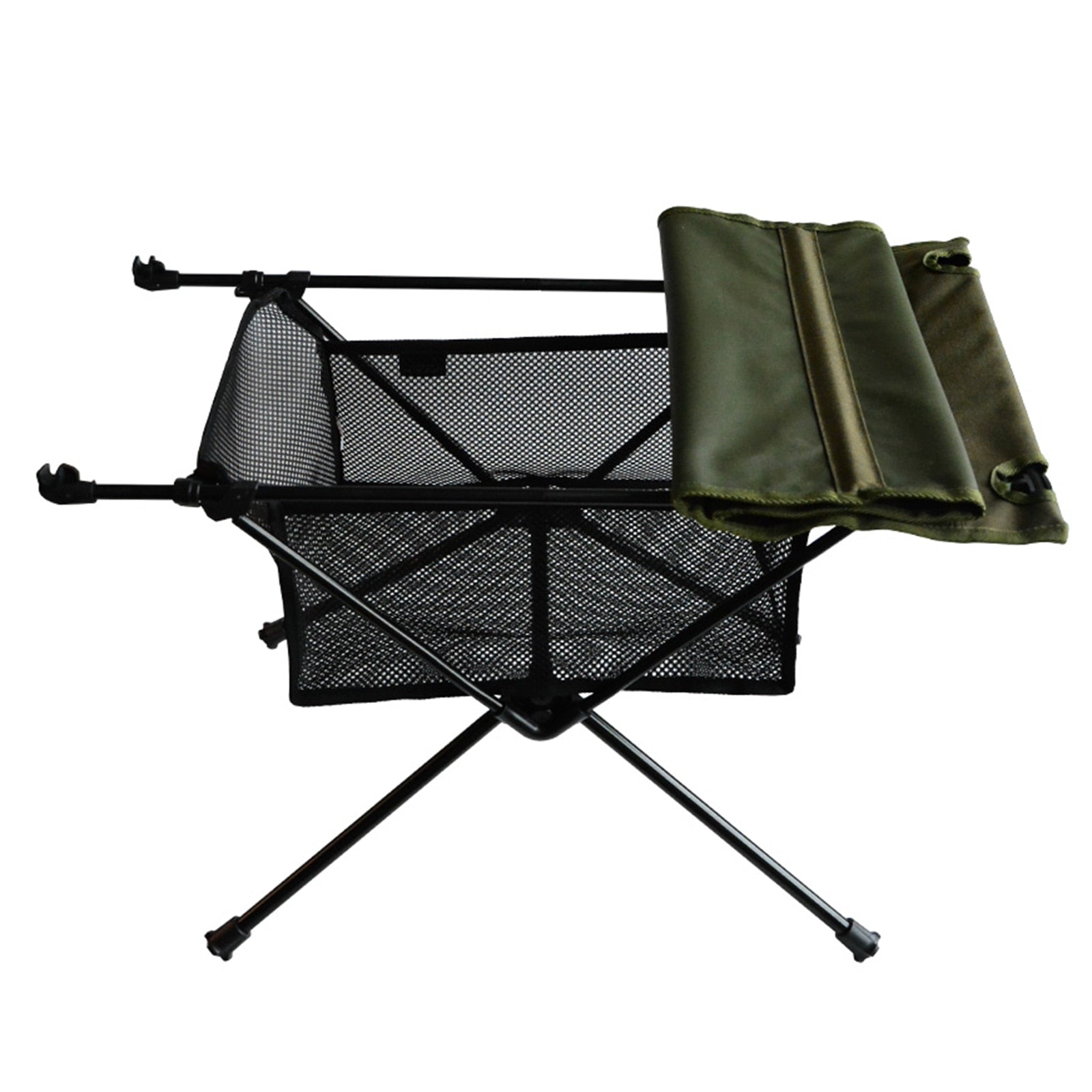 Portable Folding Table Storage Net Shelf