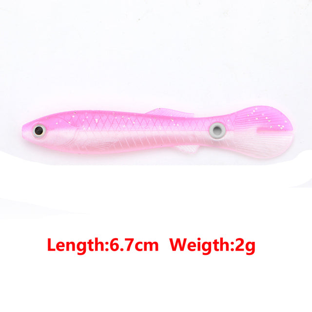 Realistic Reflective Soft Fishing Artificial Bait