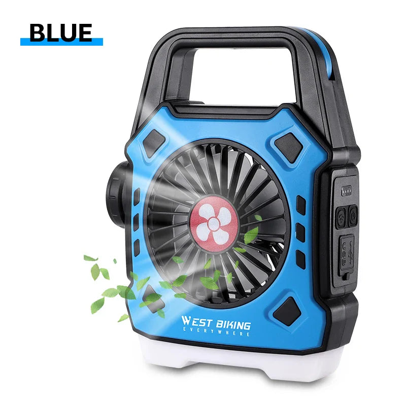 Multifunctional Adventure Cooling Fan Light