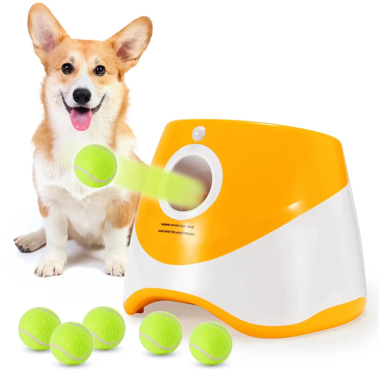 Pet Interactive Automatic Ball Launcher