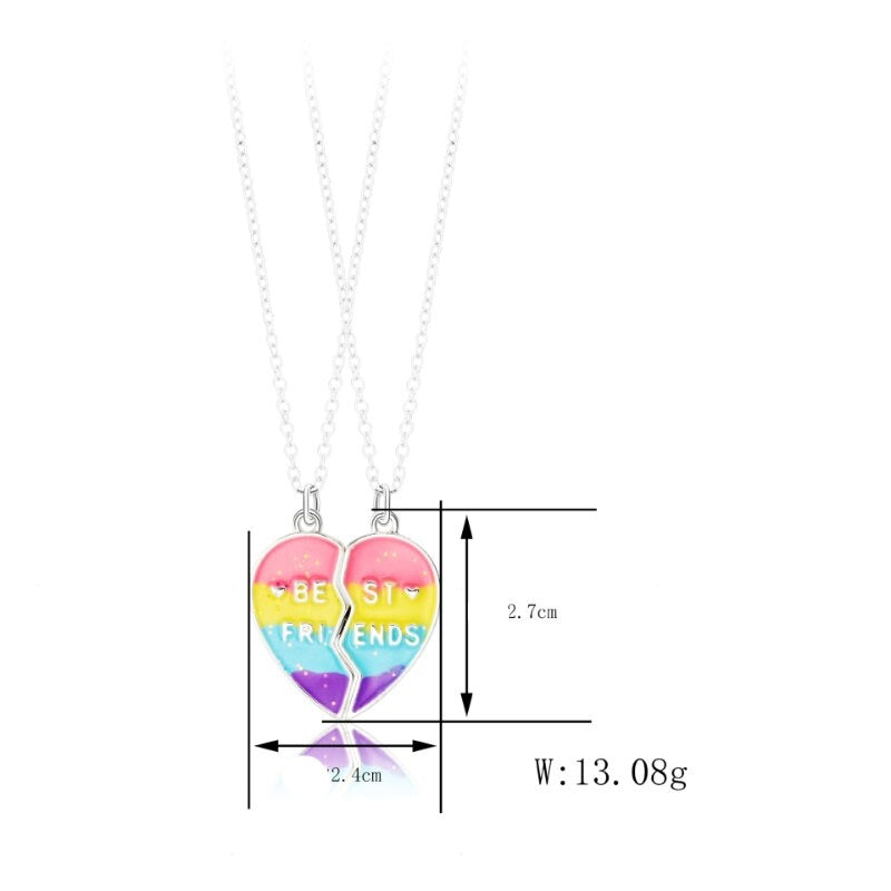 Magnetic Lovely Couples Pendant Necklace