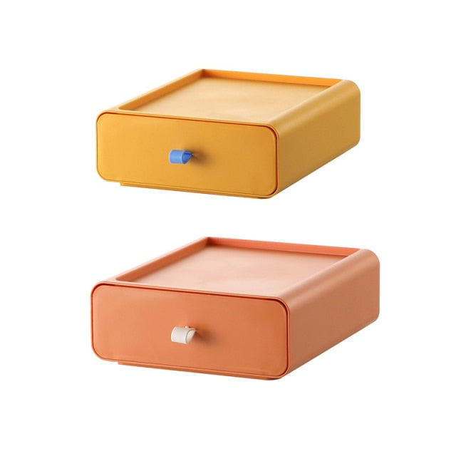 Colorful Stackable Makeup Storage Box