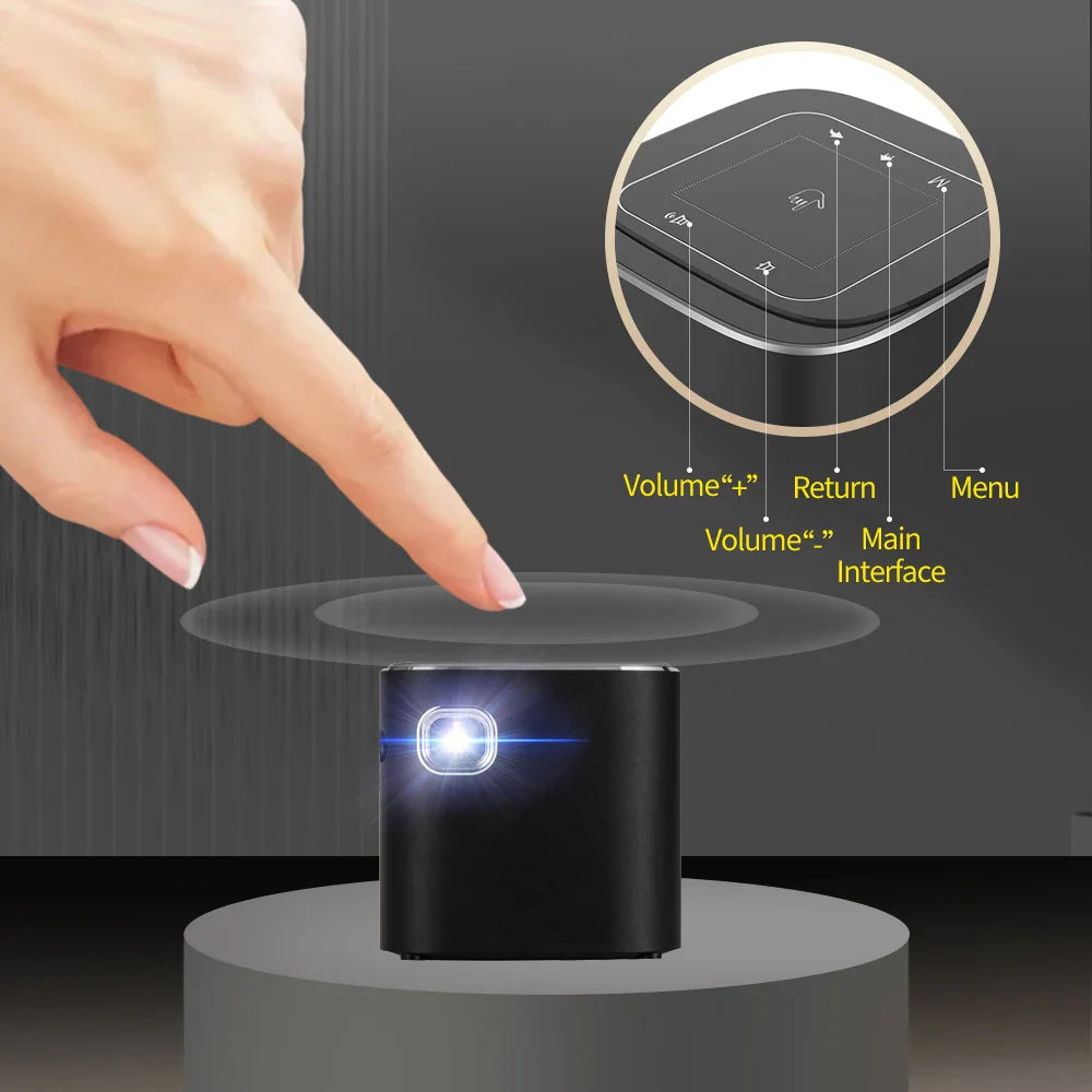 4K Cinema View Portable Smart Mini Projector