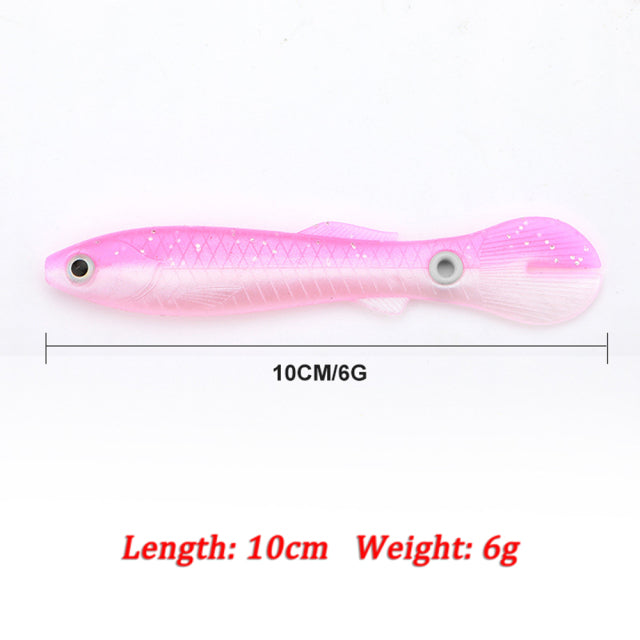 Realistic Reflective Soft Fishing Artificial Bait