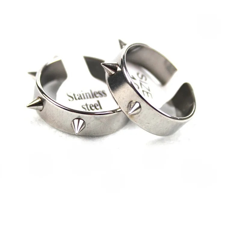 Gothic Style Armor Stainless Steel Self-Defense Ring