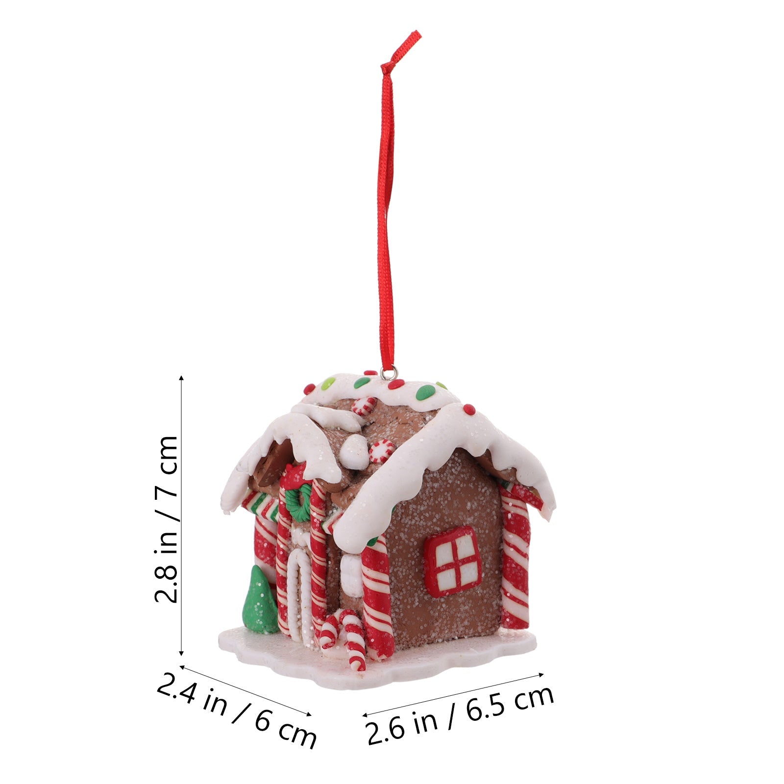 Mini Christmas Gingerbread House Decorations