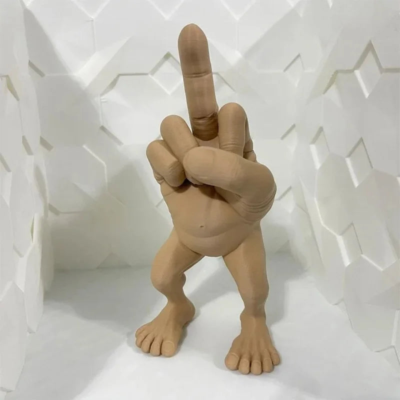 3D Printed Middle Finger Funny Decor