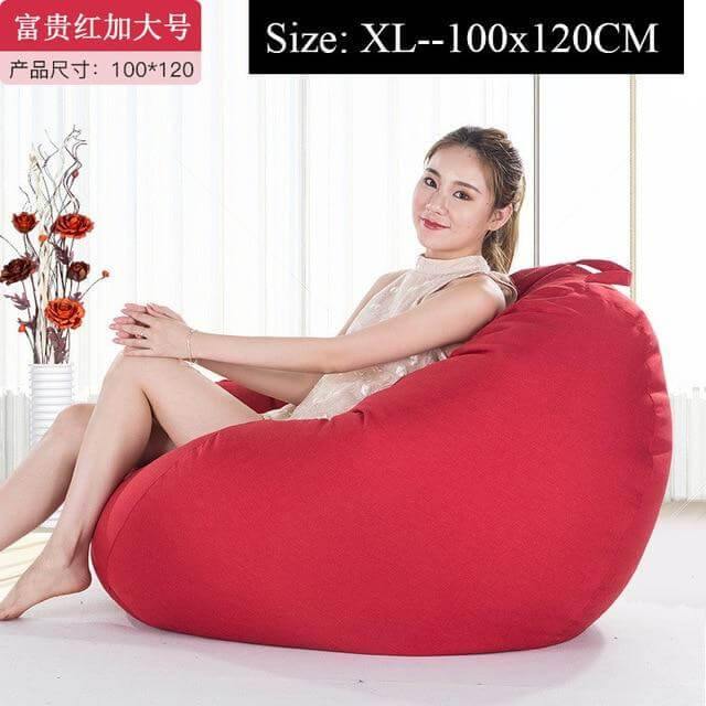 Modern Look Loft Style Pouf One Seat Bean Bag