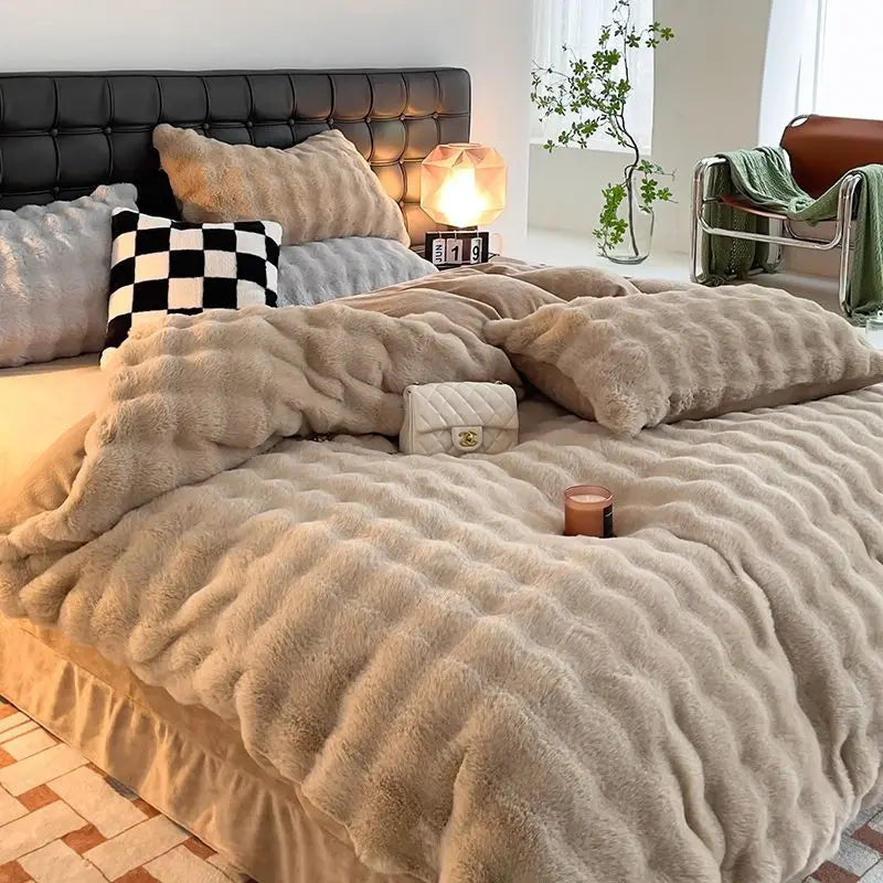 Cloud-Like Luxury Cozy Fluffy Bedding Set