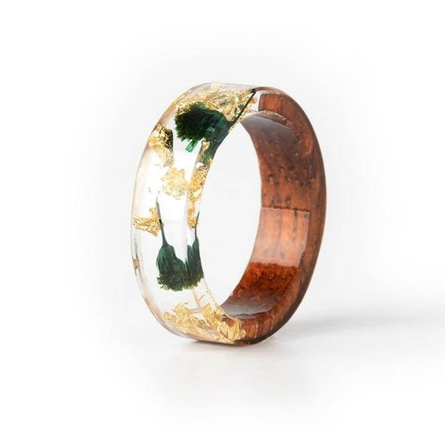 Handmade Colorful Wood Love Ring