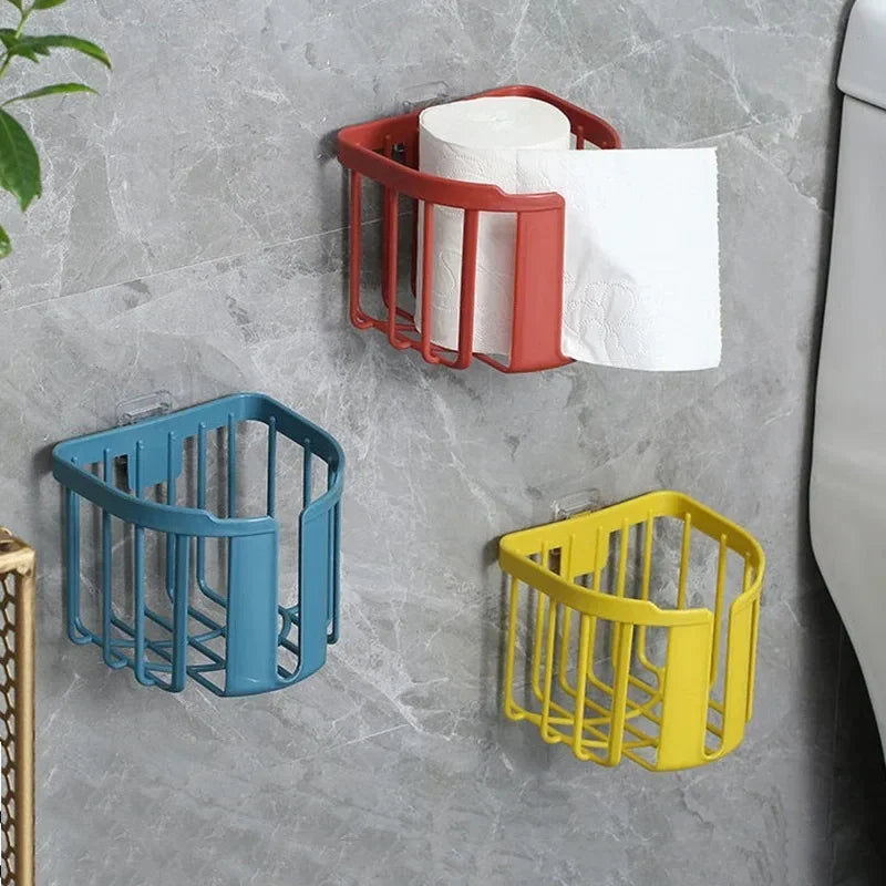 Wall-Mounted Simple Bathroom Tissue Storage Box