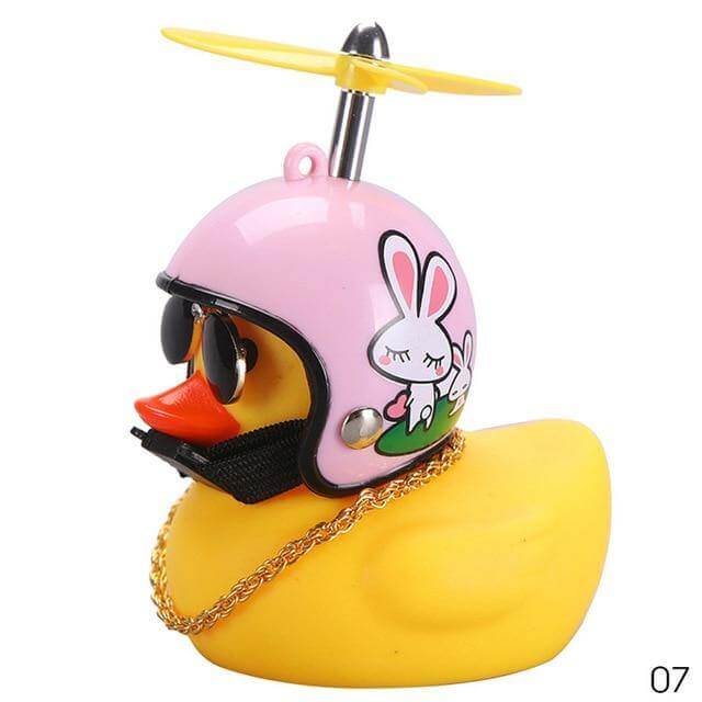 3pcs Mission Serious Car Duck with Helmet