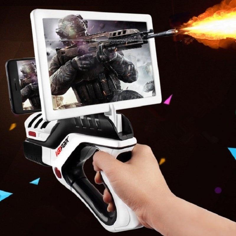 AR Mobile Target Game Controller Toy Gun