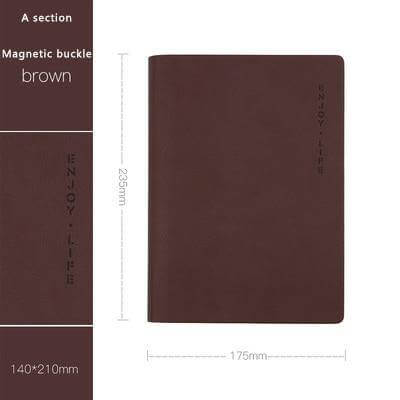 High-grade Pastel Leather Surface Business Notebook