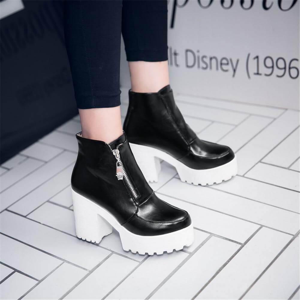 Platform Thick High Heels Women Boots