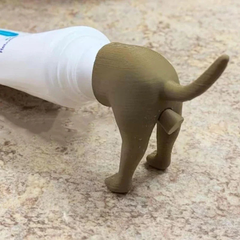 Dog Butt Creative Toothpaste Dispenser