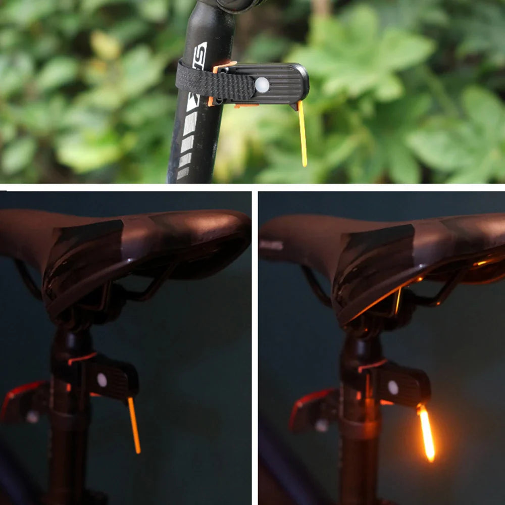 Waterproof Rechargeable LED Safe Ride Bike Tail Light