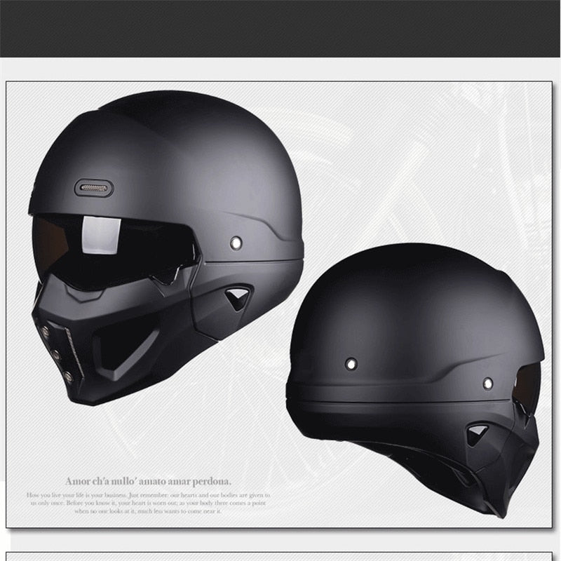 Mystic Rider Detachable Full Face Helmet