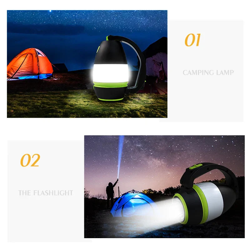 3in1 LED Outdoor Lantern Camping Lamp