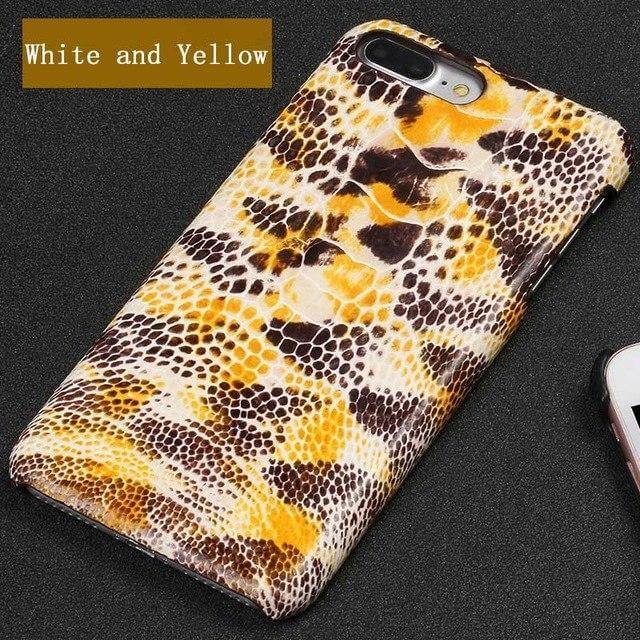 Luxury Natural Ostrich Foot Skin Iphone Cases