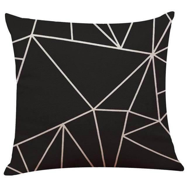 Geometrical Lovely Black and White Home Pillow Cases