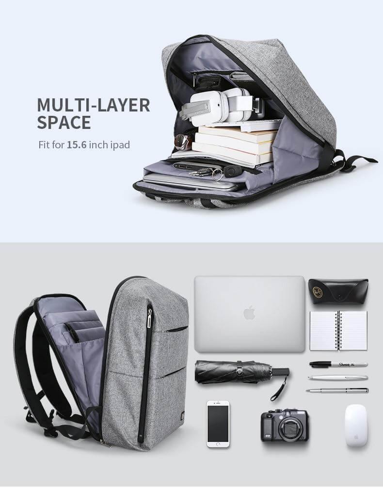 Large Capacity Casual Business and Student Style Backpack