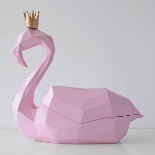 Flamingo Decorations Tissue Box