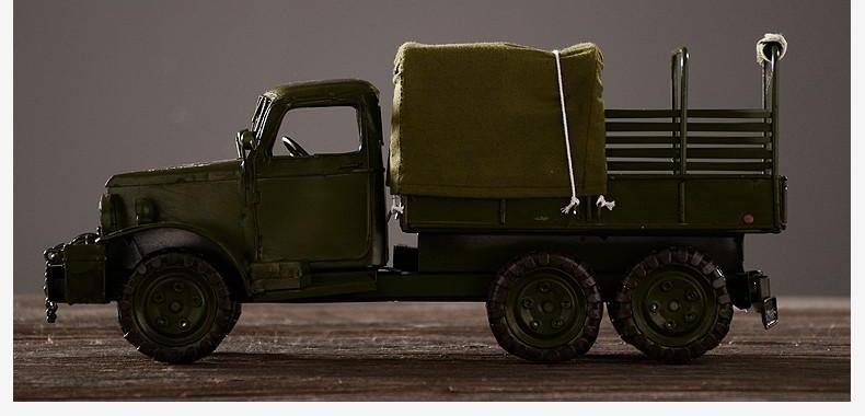 Pure Handmade Vintage WW2 Retro Military Truck