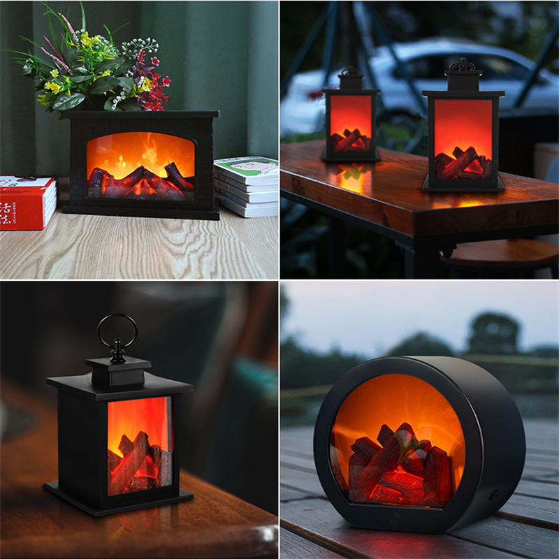 Inferno Portable Fireplace Night Lamp