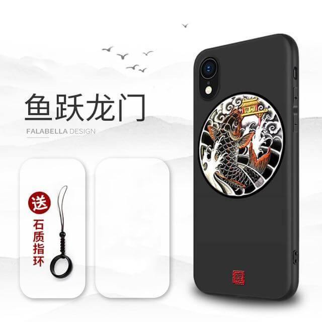 3D Giant Japanese Art iPhone Cases