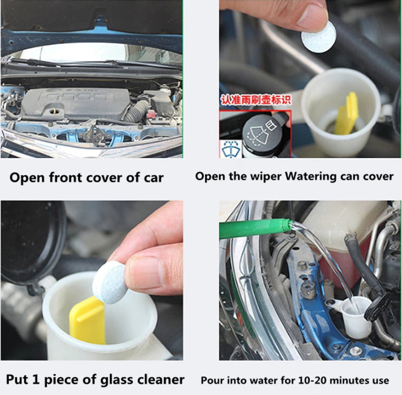 Car Windshield Cleaning packs