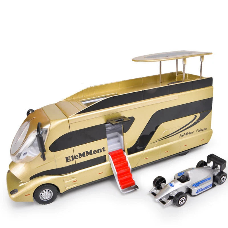 Deluxe RV Metal Camper Van Model Toy