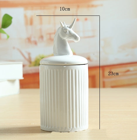 Creative Ceramic Animal Kitchen Storage Container