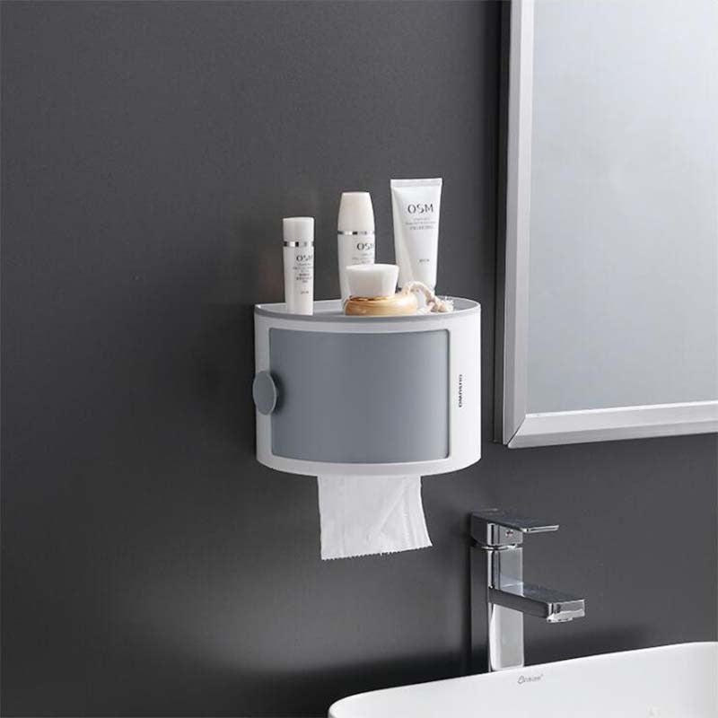 Waterproof Multi-Layer Toilet Paper Holder Shelf